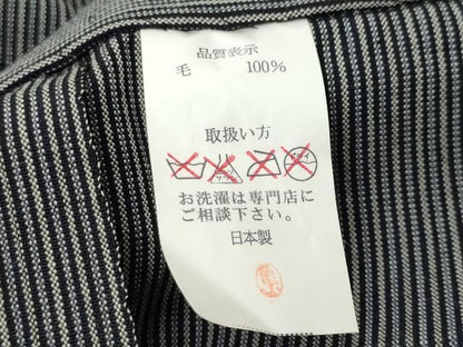 平和屋着物●男性　馬乗り袴　縞　未使用　CABK2586gh