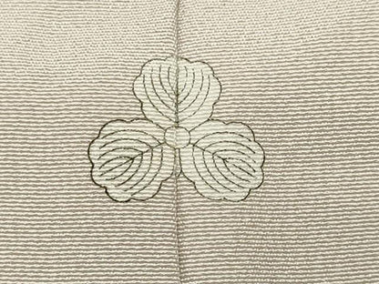 平和屋着物●人間国宝　福田喜三郎　訪問着　刺繍　枝松文　暈し染め　金彩　正絹　逸品　CABK2596gh