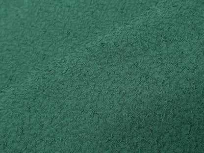 平和屋着物●上質な色無地　紋意匠　深緑色　正絹　逸品　CABK2626gh