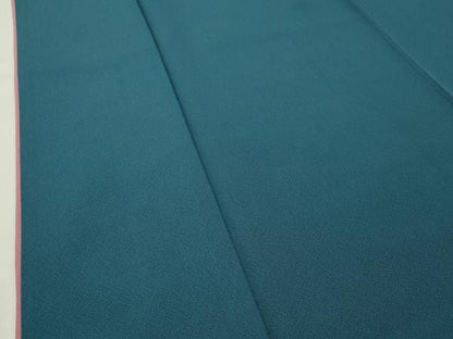 平和屋着物●上質な色無地　御召茶色　やまと誂製　正絹　逸品　CABK2634gh