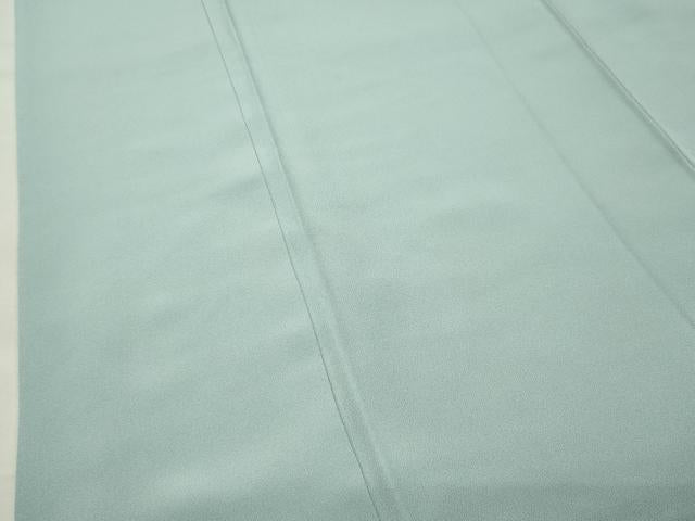 平和屋着物●上質な色無地　水色　正絹　逸品　未使用　CABK2645gh