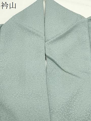 平和屋着物●上質な色無地　紋意匠　千草鼠色　正絹　逸品　CABK2649gh