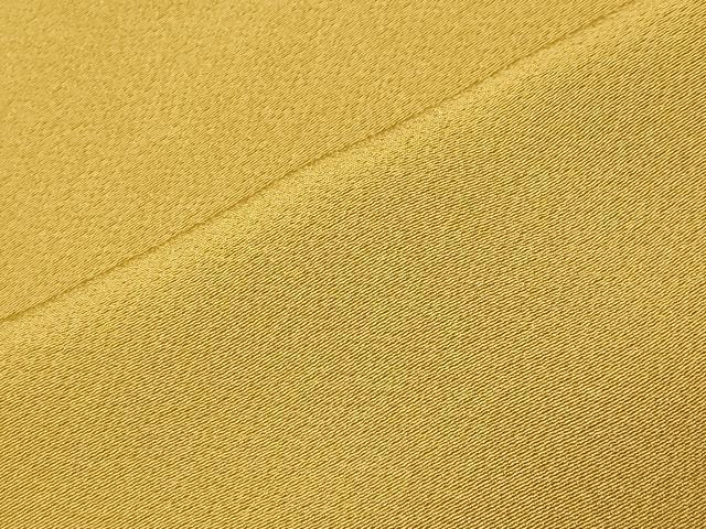 平和屋着物●上質な色無地　櫨染色　正絹　逸品　CABK2652gh