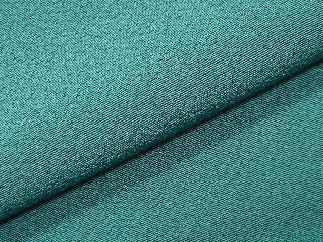 平和屋着物●本草木染作家　圓啓　色無地　青碧色　正絹　逸品　CABK2653gh