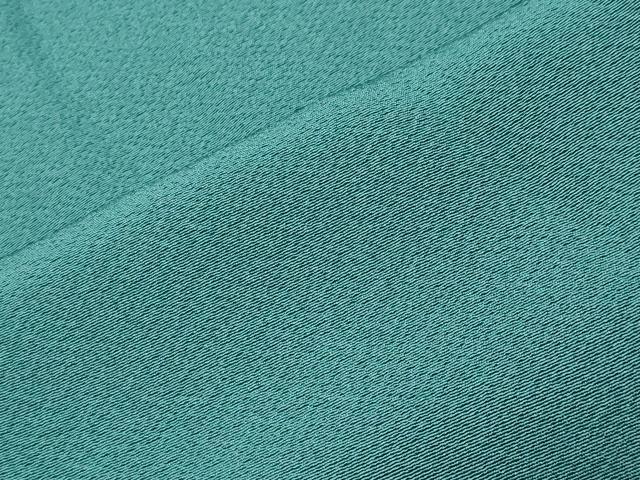 平和屋着物●本草木染作家　圓啓　色無地　青碧色　正絹　逸品　CABK2653gh