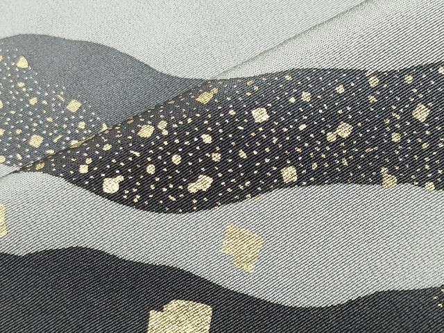 平和屋着物●訪問着　流水箔散らし　暈し染め　金彩　やまと誂製　正絹　逸品　CABK2664gh