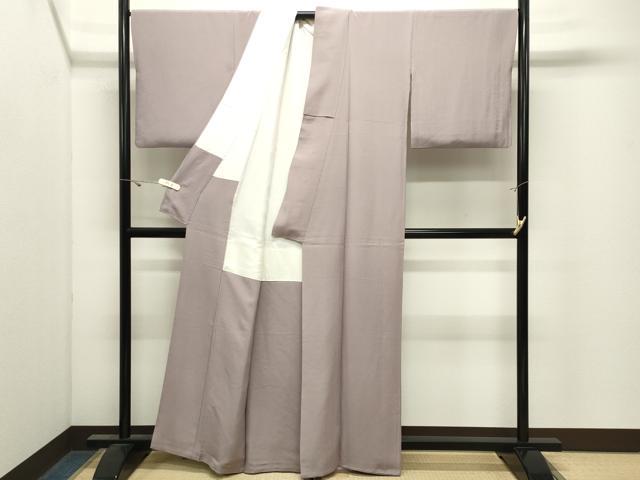 平和屋着物●皇室献上作家　藤井寛監修　色無地　薄色　正絹　逸品　CABK2691gh