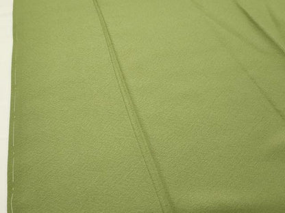 平和屋着物●上質な色無地　青丹色　正絹　逸品　未使用　CABK2694gh
