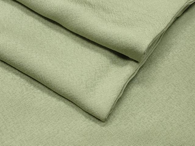平和屋着物●上質な色無地　薄萌葱色　正絹　逸品　CABK2705gh