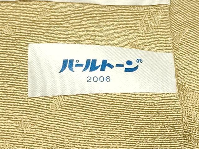 平和屋着物●上質な色無地　淡黄色　正絹　逸品　CABK2714gh