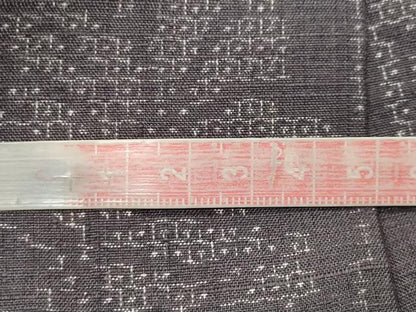 平和屋着物●結城紬　100亀甲　飛び亀甲柄　花間道　正絹　逸品　未使用　CABK2715gh