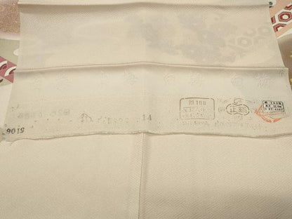 平和屋着物●訪問着　花車文　暈し染め　金彩　反端付き　正絹　逸品　CABK2728gh