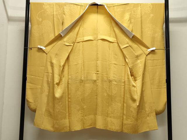 平和屋着物●豪華振袖・長襦袢セット　牡丹花文　金銀彩　正絹　逸品　CABK2742gh