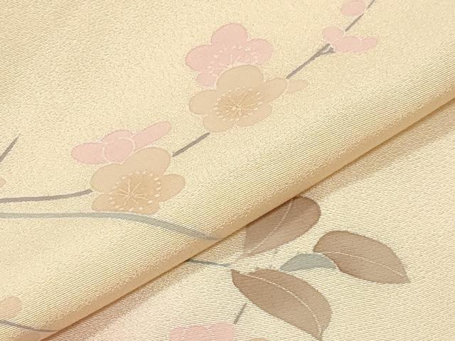 平和屋着物●訪問着　友禅　作家物　枝花文　暈し染め　正絹　逸品　CABK2767gh