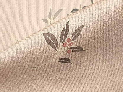 平和屋着物●訪問着　刺繍　草花文　暈し染め　金彩　正絹　逸品　CABK2770gh