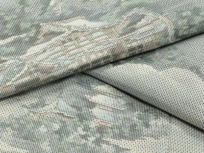 平和屋着物●本場大島紬　白大島　7マルキ　風景文　正絹　逸品　CABK2777gh
