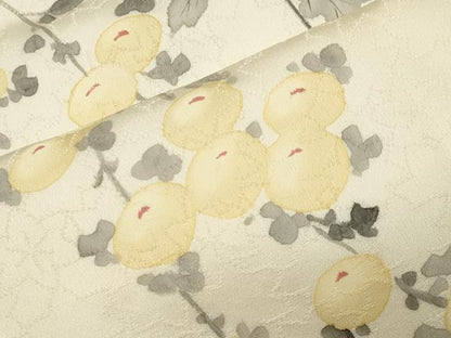 平和屋着物●訪問着　手描き　草花文　暈し染め　正絹　逸品　CABK2785gh