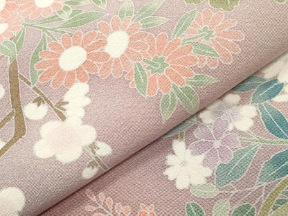 平和屋着物●訪問着　友禅　花籠文　暈し染め　正絹　逸品　CABK2800gh