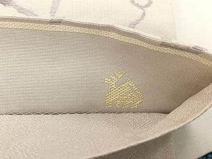 平和屋着物◎六通柄袋帯　唐草文　正絹　逸品　CABK2898yk