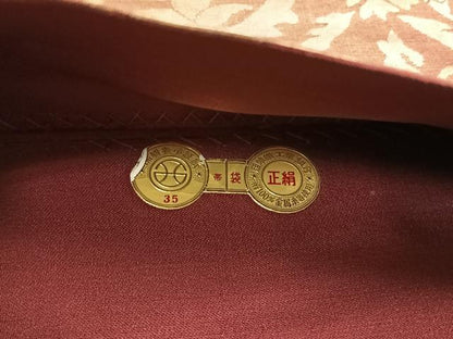 平和屋着物◎西陣　六通柄袋帯　更紗花文　金糸　証紙付き　正絹　逸品　CABK2927yk