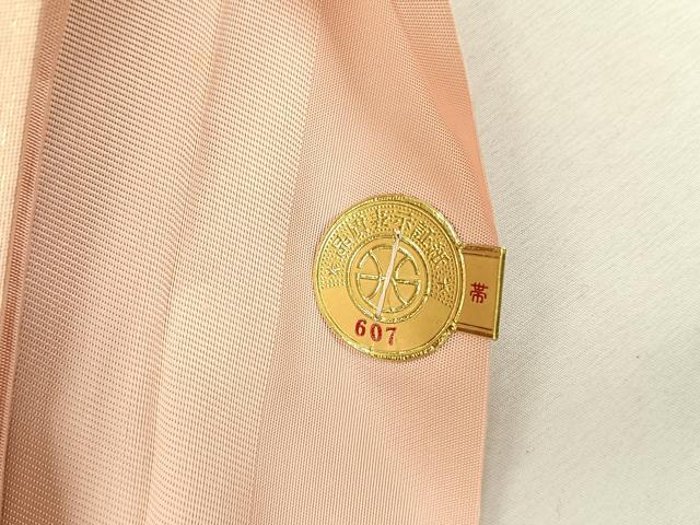 平和屋着物◎西陣　おび弘謹製　太鼓柄袋帯　総刺繍　紐文　証紙付き　正絹　逸品　未使用　CABK2947yk