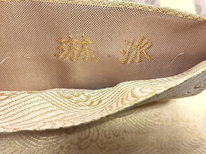 平和屋着物◎六通柄袋帯　虹彩箔百撰　琳派　金銀糸　正絹　逸品　未使用　CABK3004yk