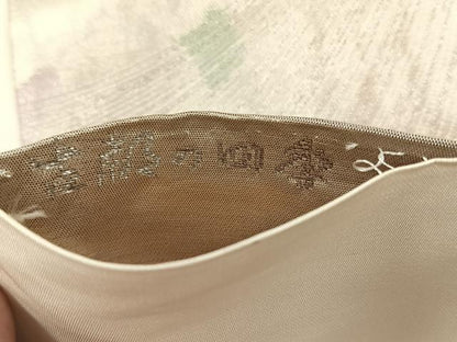 平和屋着物◎六通柄袋帯　古都の四季　錦引箔　金銀糸　正絹　逸品　CABK3054yk