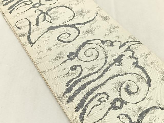 平和屋着物◎六通柄袋帯　飛鳥蝶文　正絹　逸品　CABK3123yk