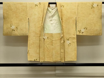 平和屋着物＃羽織　絞り　枝花文　暈し染め　正絹　逸品　CABK3205in