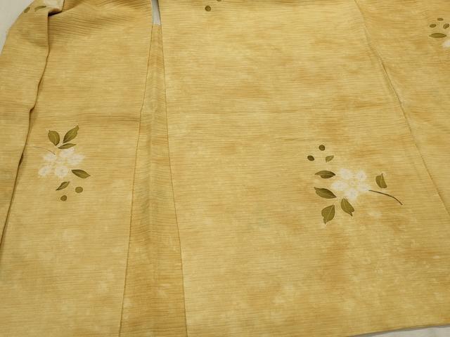 平和屋着物＃羽織　絞り　枝花文　暈し染め　正絹　逸品　CABK3205in