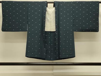 平和屋着物＃羽織　菱文　正絹　逸品　CABK3206in