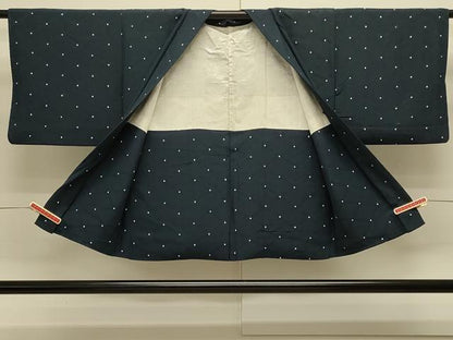 平和屋着物＃羽織　菱文　正絹　逸品　CABK3206in