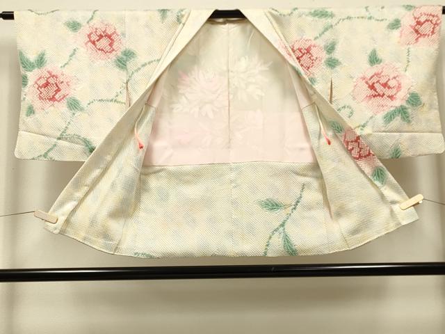 平和屋着物＃羽織　総絞り　花唐草文　正絹　逸品　未使用　CABK3216in