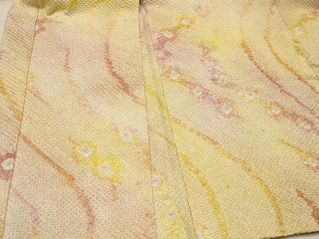 平和屋着物＃羽織　総絞り　流線文　正絹　逸品　CABK3218in