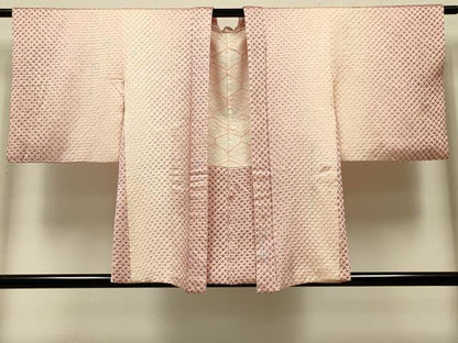平和屋着物＃羽織　総絞り　鹿の子文様　暈し染め　銀彩　正絹　逸品　CABK3227in