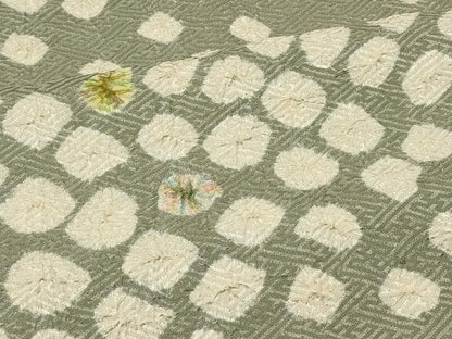 平和屋着物＃長羽織　総絞り　鹿の子文様　正絹　逸品　CABK3228in