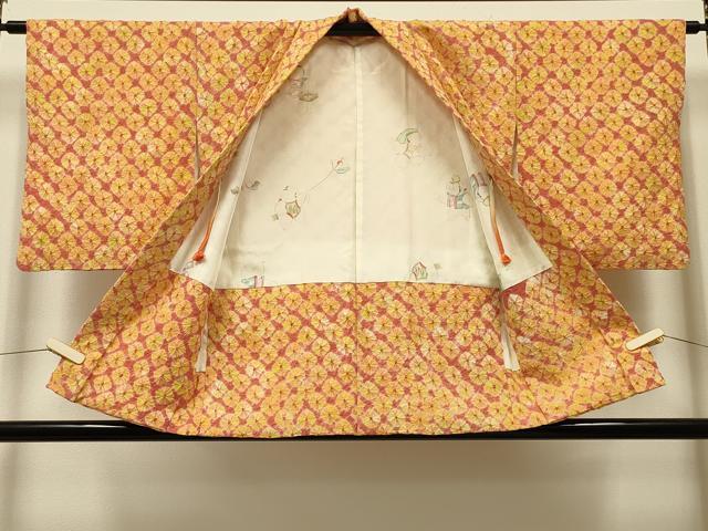 平和屋着物＃羽織　総絞り　鹿の子文様　正絹　逸品　CABK3230in