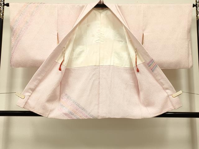 平和屋着物＃名門　藤娘きぬたや・総絞り　羽織　熨斗花鳥文　正絹　逸品　CABK3232in