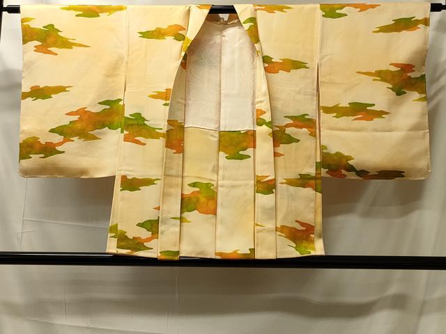 平和屋着物＃羽織　霞文　正絹　逸品　未使用　CABK3242in