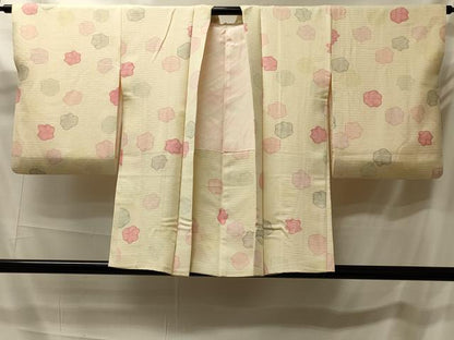 平和屋着物＃羽織　舞花文　正絹　逸品　CABK3257in