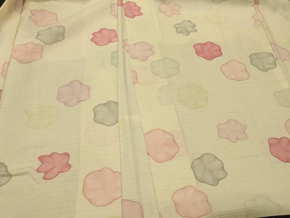 平和屋着物＃羽織　舞花文　正絹　逸品　CABK3257in