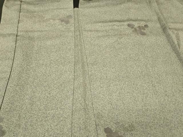 平和屋着物＃羽織　地紋起こし　枝花文　金彩　正絹　逸品　CABK3267in