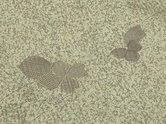 平和屋着物＃羽織　地紋起こし　枝花文　金彩　正絹　逸品　CABK3267in