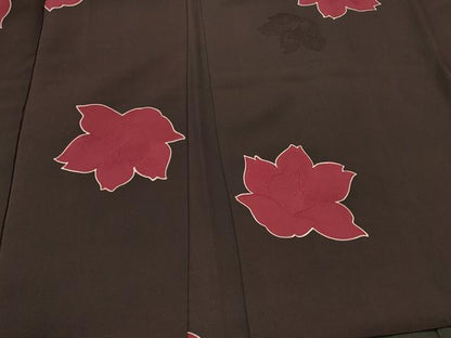 平和屋着物＃羽織　地紋起こし　舞花文　正絹　逸品　CABK3271in