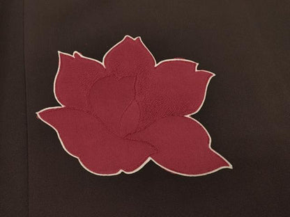 平和屋着物＃羽織　地紋起こし　舞花文　正絹　逸品　CABK3271in