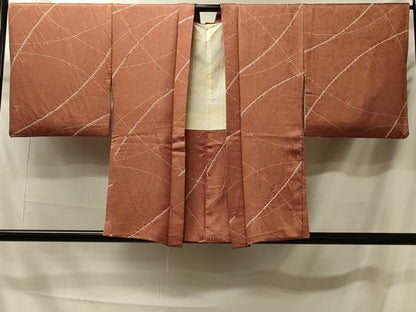 平和屋着物＃羽織　絞り　抽象文　正絹　逸品　CABK3272in