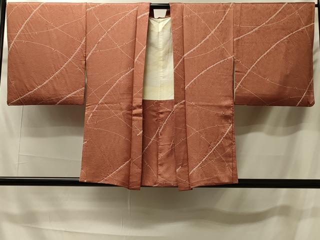 平和屋着物＃羽織　絞り　抽象文　正絹　逸品　CABK3272in