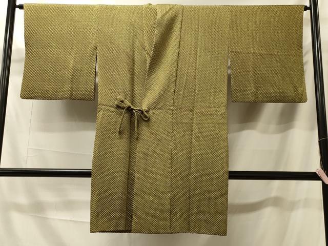 平和屋着物＃道中着　総絞り　正絹　逸品　CABK3274in