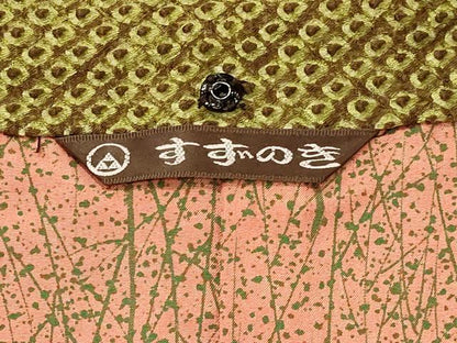 平和屋着物＃道中着　総絞り　正絹　逸品　CABK3274in