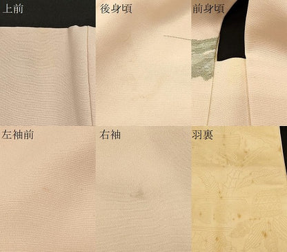 平和屋着物＃羽織 寿光織 枝花文 暈し染め 金銀糸 正絹 逸品 CABK3280in